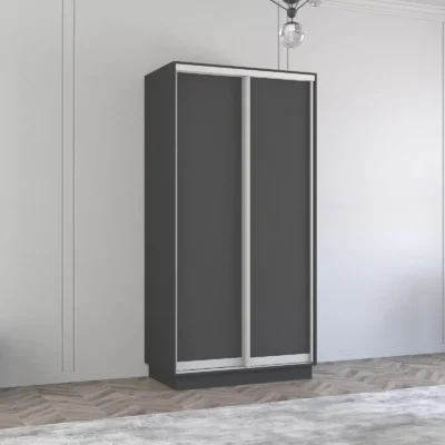 Dulap-Cupe Mobildor Lux Fox Uși una PAL, una oglinda 1400  Anthracite